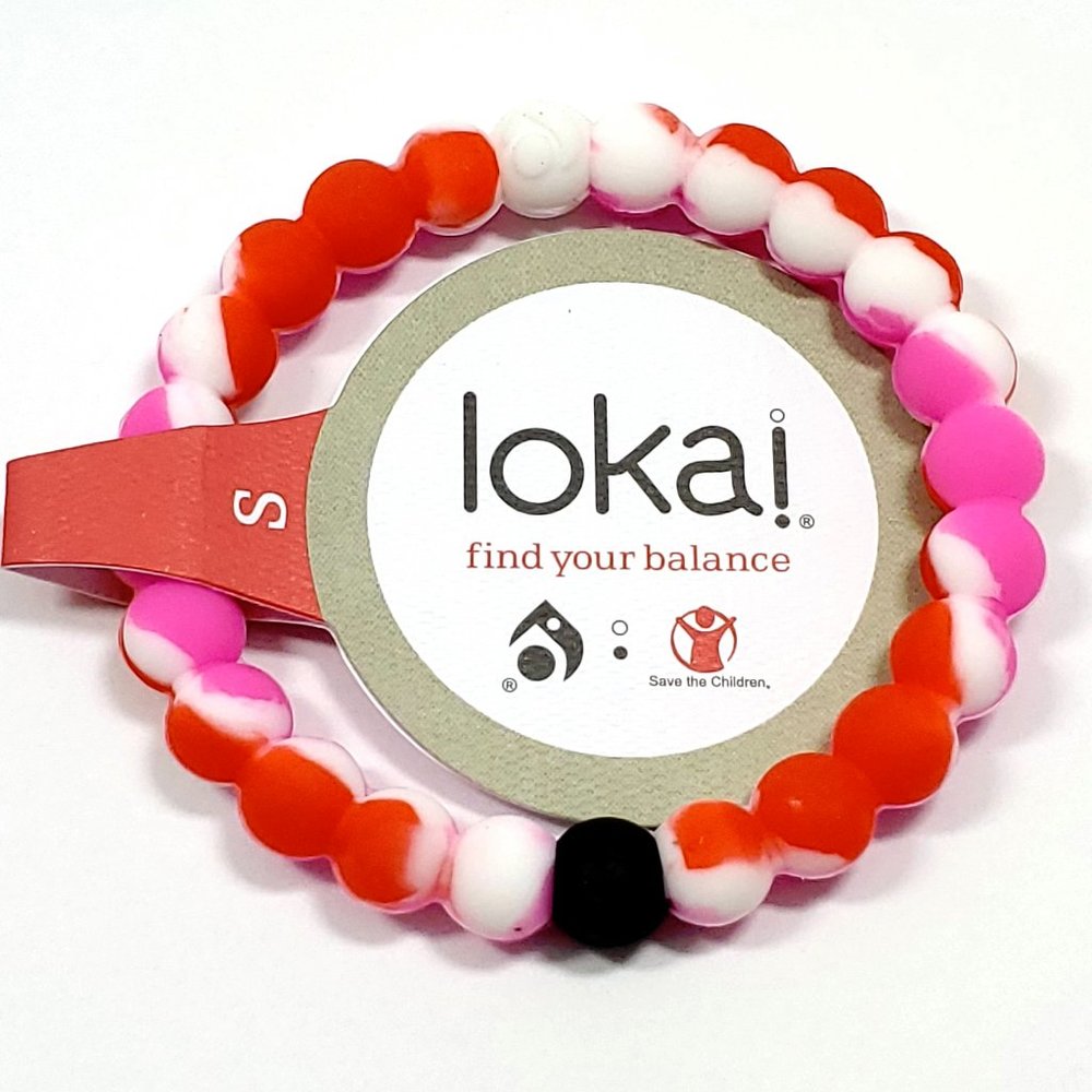 Lokai Bracelet Pink Red White S M L XL New